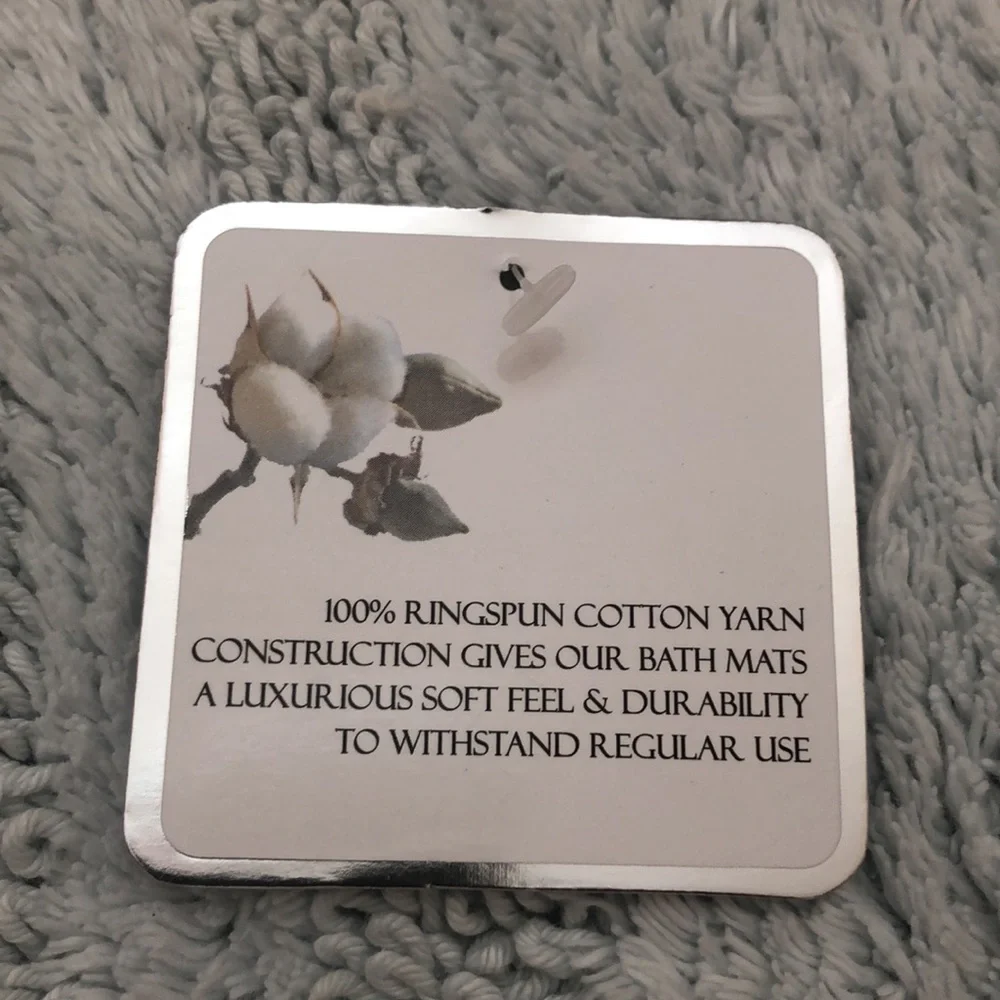 2 PIECE COTTON BATH RUG SET / GRACE & GRANDE